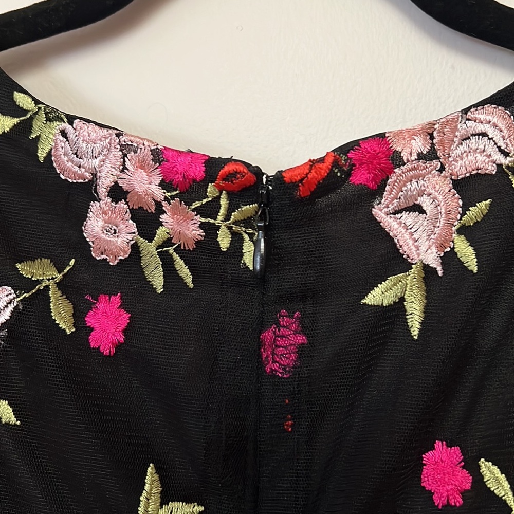 SAM EDELMAN Embroidered Midi Dress | Size 2 - Picture 8 of 11